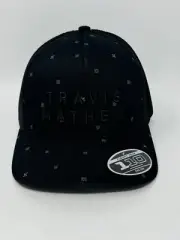 Travis Mathew Black Mesh Trucker SnapBack Hat Cap