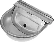 BESPORTBLE Stainless Steel Automatic Water Bowl for Cattle Horses Dogs Farm Waterer Trough Adjustable Float Valve