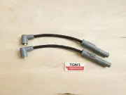 Black MSD Ignition Plug Wires Harley 88-03 Sportster 883 1200 on Coil Relocation