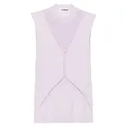 [Jil Sander] Fine Wool Cotton Blend Knit Top