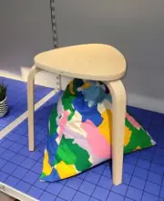 IKEA KYRRE 3-legged stool Birch stackable BRAND NEW-