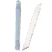 Efficient Cutting of For soft Plastic and Sponge/Foam with Wavy Sawtooth Blades