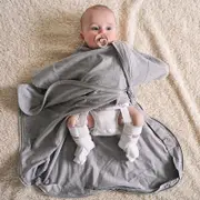 Sleepy Hugs Extra-Wide Sack (Hip Dysplasia) - Cool Grey (All Seasons)