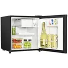 Magic Chef 1dot7Cu Ft Mini Refrigerator with Chiller Compartment in Black
