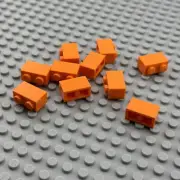 LEGO Brick - Orange - 1 x 2 - QTY x10