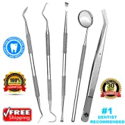 Dental Teeth Cleaning Dentist Scraper Pick Tool Calculus Plaque Floss Remover CE