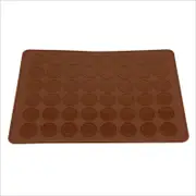 30/48 Cavities Macaron Macaroon Baking Mat Cake Silicone Tray Sheet 4 Nozzles