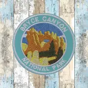 Bryce Canyon National Park Patch Embroidered Iron-on Applique Nature Badge