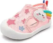 [kuner] Baby Summer Sandals Mesh Rubbler Sole Outdoor Athletic Strap Breathable Closed-Toe for Boys Girls