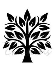 TREE OF LIFE Family Leaves 8.5 x 11 Stencil Plastic Sheet NEW S12