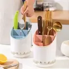 With Tray Cutlery Chopstick Holder Tableware Storage Rack Fork Container