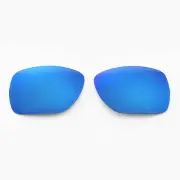 Walleva Ice Blue Polarized Replacement Lenses For Oakley Deviation Sunglasses