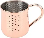 Hammered Copper Mugs, Moscow Mule Set of high-Quality Stainless Steel Cocktail Mugs for Moscow Mule Hammered Gin Beer Cup (Type 1)