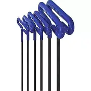 EKLIND 55166 Cushion Grip Hex T-Key allen wrench - 6pc set Metric MM sizes 2-6