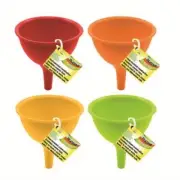 4 Pack Large Silicone Flexible Funnel Set For Easy Bottle Filling