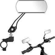 1 Pair Bicycle Bike Rearview Mirror Accessories Handlebar Mount Set Rectangular
