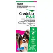 Credelio Plus Ticks Fleas & Worms Treatment Chew Tabs for Dogs 2.8-5.5kg Pink 3