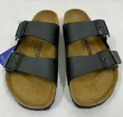 Birkenstock New w/ Box Arizona Black Birko-Flor Narrow Width - Select Size