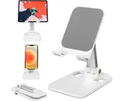 Cell Phone Stand. Angle Height Adjustable Phone Holder Stand. Foldable Phone