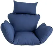 ＫＬＫＣＭＳ Egg Chair Cushion, Hammock Swing Cushion with Removable Washable Cover, Hanging Basket Chair Pad, Swing Chair Cushion, Dark Blue