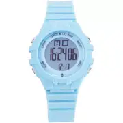 Women's Watch Digital Jack & Co Pop,Light Blue,Date,Light,Stopwatch,Alarm,36mm