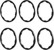 Bicycle Flywheel Washer Spacer 6Pcs, Cassette Spacer Headset Gasket Bicycle