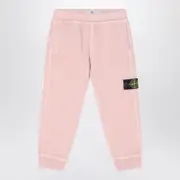 [Stone Island] Pink cotton jogging pants 14 Y Pink