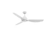 IXL Aeroflow Skywave Living Room DC Ceiling Fan w LED Light 132cm White