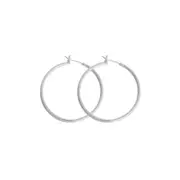 Adnohr Just Hoops-Large Click Silver