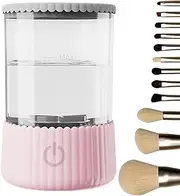 Electric Makeup Brush Cleaner - Automatic Brush Cleaning Machine, Fast Drying Spinner | Professional Makeup Brush Washer, Deep Clean Cosmetic Brush Cleaner, Electric Cosmetic Brush Dryer, Beauty Tool