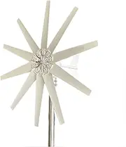 12000W Wind Turbine Generator 12V 24V 48V 220V 10 Blades with MPPT/Charge Controller Windmill RV Yacht Farm Small Wind Generator Home Use