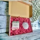 Gift Box with Rose Geranium Soap Bar and Shea Whip - Geranium and Patchouli EO's