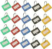 DINHEAROM 50pcs Metal Numbered Tags Key Id Label Tags for Home Office Key Sorting