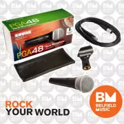 Shure PGA48 Wired Microphone Handheld Mic Vocal w/ XLR-XLR PGA-48 Replaces PG48