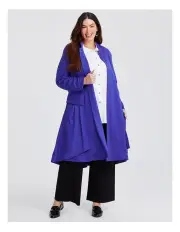 [Taking Shape] Ponte Sienna Riding Jacket Blue Iris