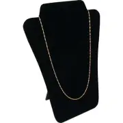 Black Velvet Necklace Display Jewelry Bust Easel 8"