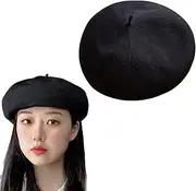 [AWOCAN] Beret Women French Beret Hat Breathable Summer Sun Hat for Women Artist Hat Plain