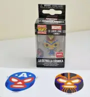 Funko Pop! Marvel Collector Corps Exclusive La Estrella Cosmica + Lucha Stickers