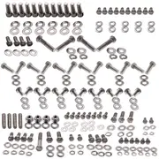 [MaXpeedingrods] Stainless Hex Bolt Kit Small Block compatible for Chevy Sbc 265 305 307 327 350 400