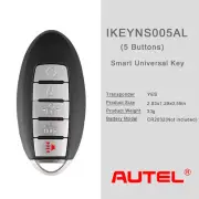 AUTEL IKEY Premium Style IKEYNS005AL For Nissan 5 Buttons Smart Key For KM100E