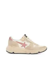 Golden Goose Nylon And Suede Running Sneakers With Durable Sole