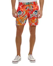Robert Graham Taj Floral Straight Fit 10 Shorts