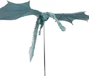 Bizak McFarlane 64380663 Game of Thrones Dragon Viserion Ice Cream (Frostbite) with Gold Label Collection Label, Movable Dragon Figure, Blue