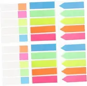HAPINARY 6 Notes Memo Notes Highlight Strips Book Page Marker Portable Highlights Note Reading Strips Reading List Bookmark Reading Strip Notes Reading Accessories Reading Guide