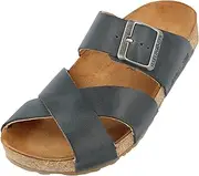 [HAFLINGER] Bio Animo Leather Mules Sandal Cork Footbed Unisex