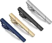 [SEVENSTONE] 8 Pcs Tie Clips for Men Tie Pin Set Ties Necktie Business Bar Clips
