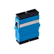 Sc Os1 Os2 Singlemode Through Coupler Flangeless Duplex Blue