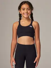 Girls Activewear and Sports Bras. Running Bare Sportswear - Lotus Sports Bra - Girls
