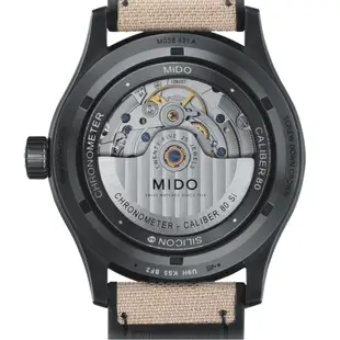 MIDO 美度 MULTIFORT先鋒80系列 天文台腕錶-黑42mm