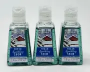 3 BATH & BODY WORKS FRESH SPARKLING SNOW POCKETBAC ANTI BACTERIAL HAND SANITIZER
